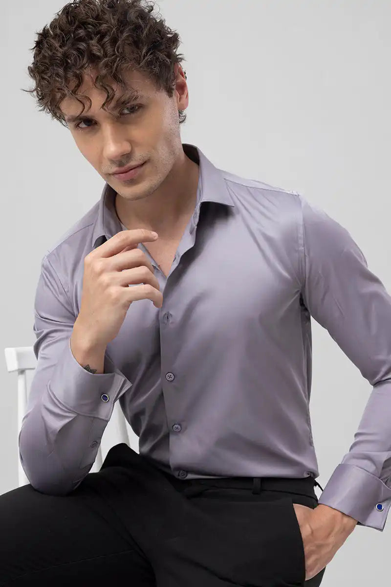 Turquoise Slim FIt Shirt